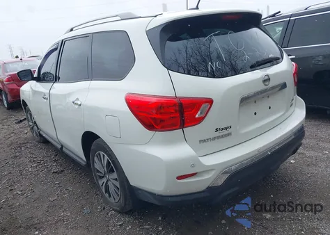 2017 Nissan Pathfinder Sv z USA, uszkodzony, nr VIN 5N1DR2MM7HC649655